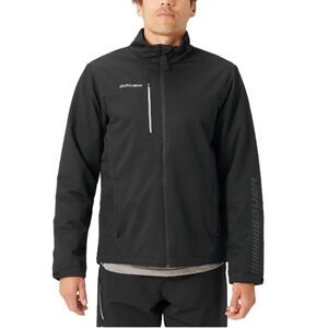 Bauer Men's Black Jacket XS BAUER Team embroidered midweight coat